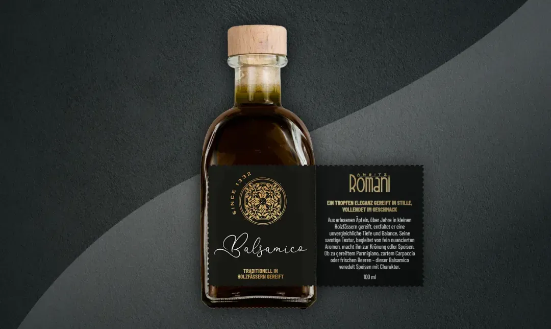 Ansitz Romani – Packaging Design, Print Finishing, Product Branding